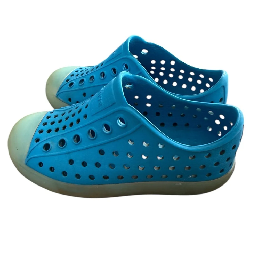 Native Shoes Jefferson Blue Toddler C7 Slip On Water Shoes